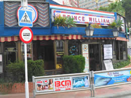 prince william pub in magaluf